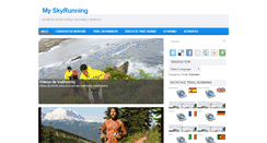 Desktop Screenshot of myskyrunning.com