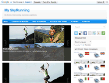 Tablet Screenshot of myskyrunning.com